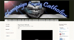 Desktop Screenshot of champaigncatholics.org